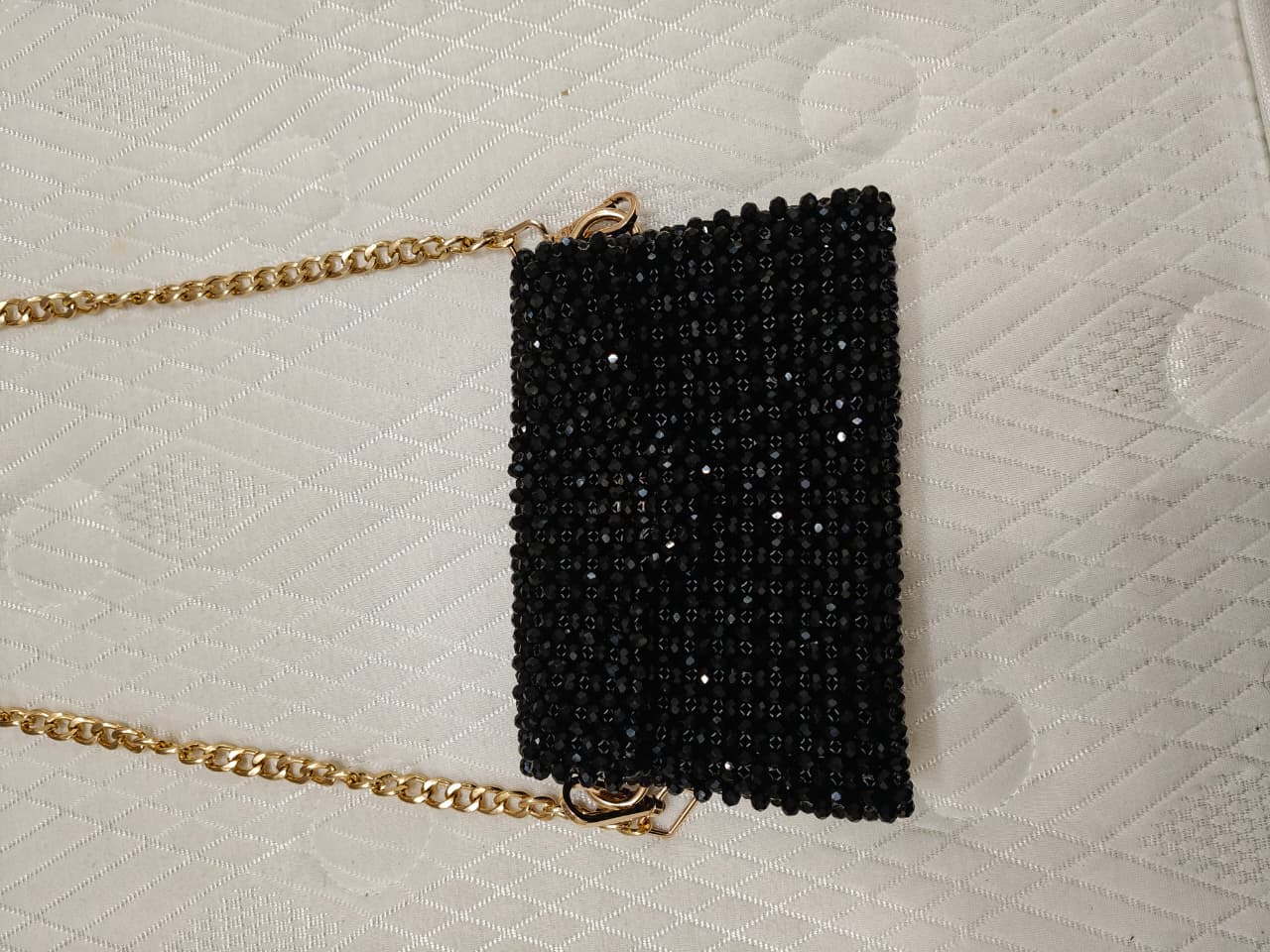Midnight Crystal Clutch